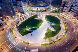 Plaza Euskadi, Bilbao, Spain. Balmori Associates.